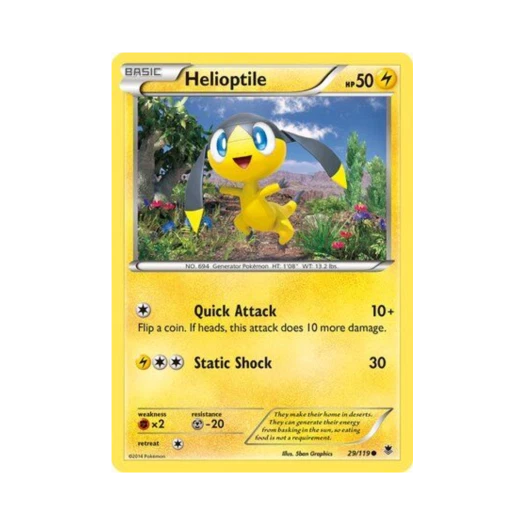 Pokemon TCG Helioptile C Phantom Forces (English Ver.)