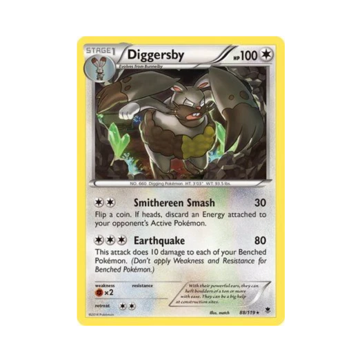 Pokemon TCG Diggersby R Phantom Forces (English Ver.)