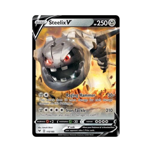 포켓몬 TCG 강철톤 V HRV 비비드 볼티지 (영문판)
