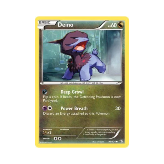 포켓몬 TCG 모노두 C 드래곤즈 엑잘티드 (영문판)