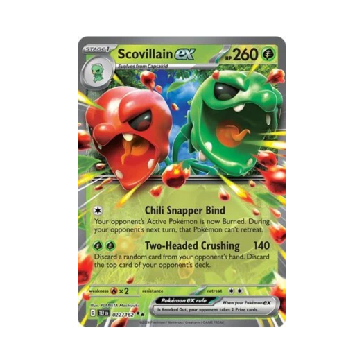 포켓몬 TCG 스코빌런 ex DR 템포럴 포시스 (영문판)