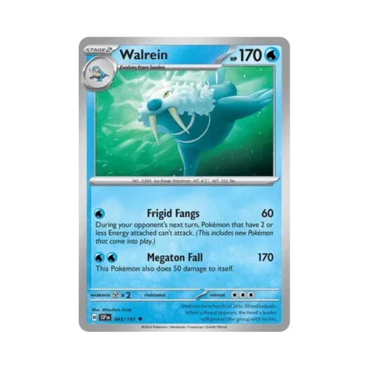 Pokemon TCG Walrein U Surging Sparks (English Ver.)