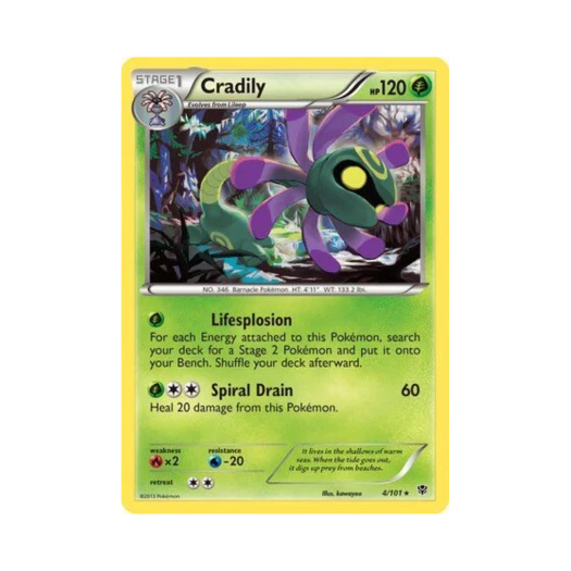 포켓몬 TCG 릴리요 R 플라스마 블라스트 (영문판)