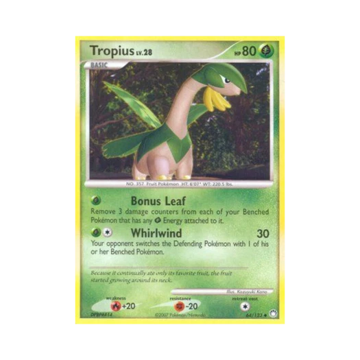 Pokemon TCG Tropius U Mysterious Treasures (English Ver.)