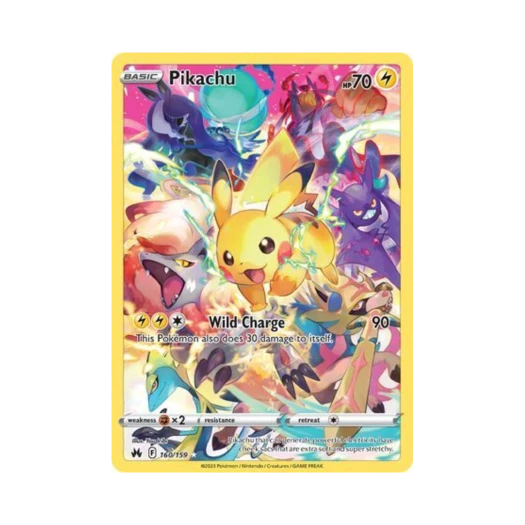 Pokemon TCG Pikachu SR Crown Zenith (English Ver.)