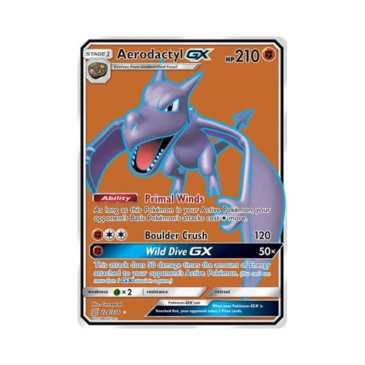 포켓몬 TCG 프테라 GX RU 유니파이드 마인즈 (영문판)