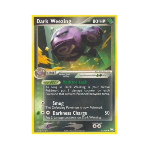 포켓몬 TCG 다크 또도가스 U EX 로켓단 리턴즈 (영문판)