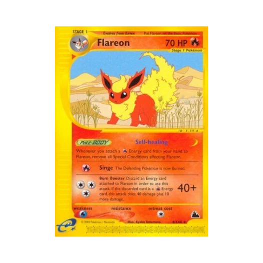 Pokemon TCG Flareon R Skyridge (English Ver.)