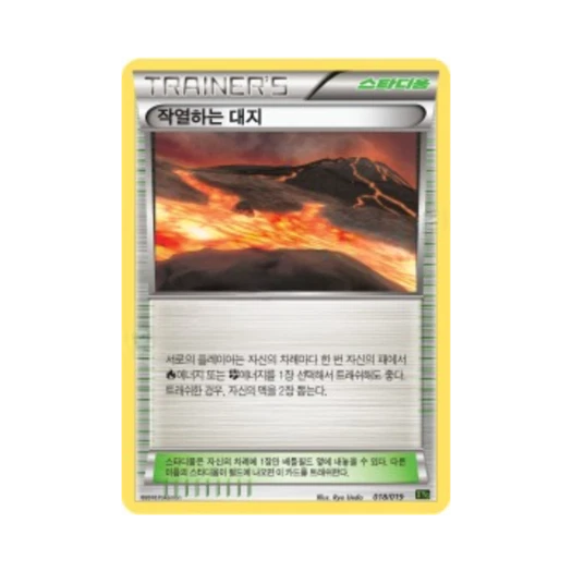 포켓몬 TCG 작열하는 대지 XY 브레이크 퍼펙트 배틀 덱 지가르데 EX (한글판)
