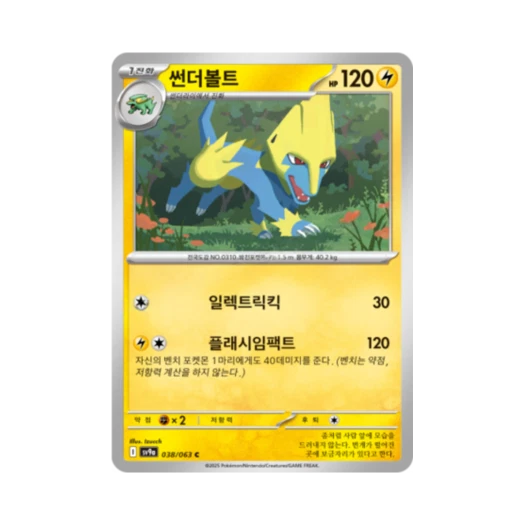 Pokemon TCG Manectric C Hot Air Arena (Korean Ver.)