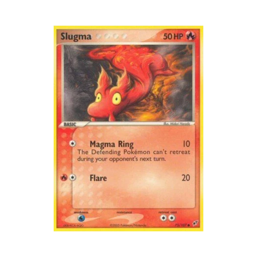 Pokemon TCG Slugma C EX Deoxys (English Ver.)