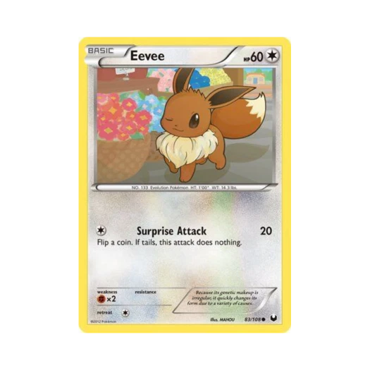 Pokemon TCG Eevee C Dark Explorers (English Ver.)