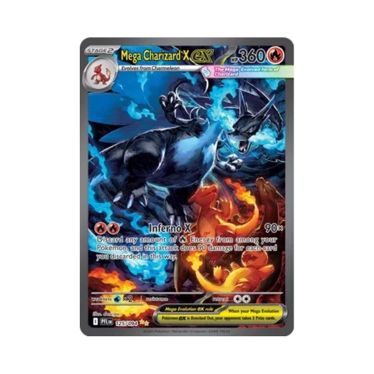 포켓몬 TCG 메가 리자몽 X ex SIR 판타스말 플레임즈 (영문판)