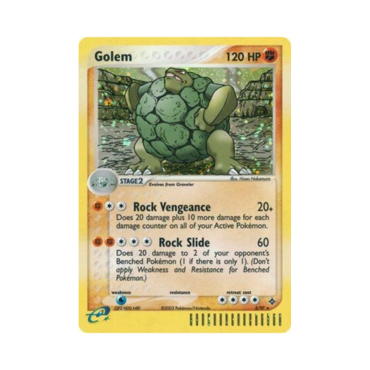 포켓몬 TCG 딱구리 RH EX 드래곤 (영문판)