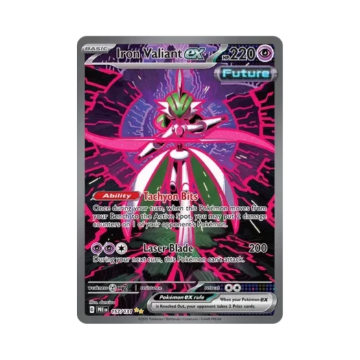 포켓몬 TCG 무쇠무인 ex SIR 프리즈매틱 에볼루션즈 (영문판)