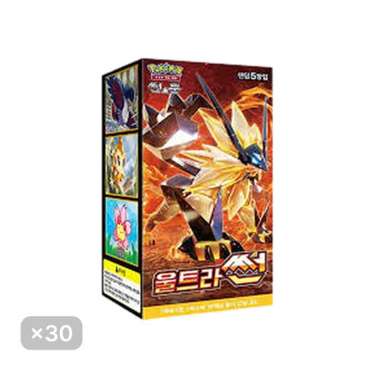 Pokemon TCG Sun & Moon Expansion Pack Ultra Sun 30 Box (Pack of 900/Korean Ver.)