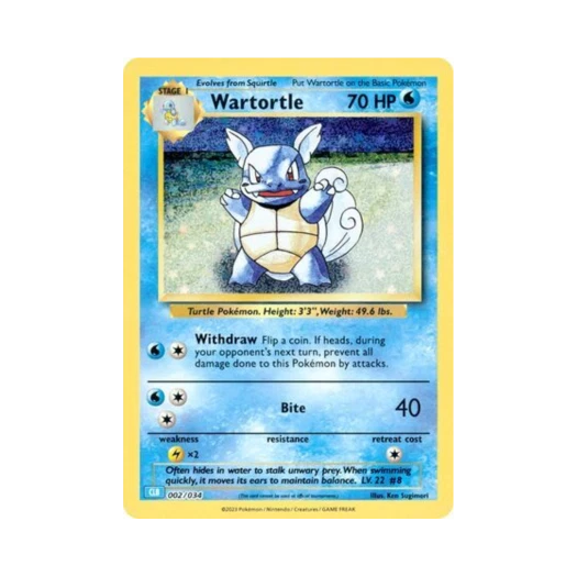 Pokemon TCG Wartortle Pokemon TCG Classic (English Ver.)