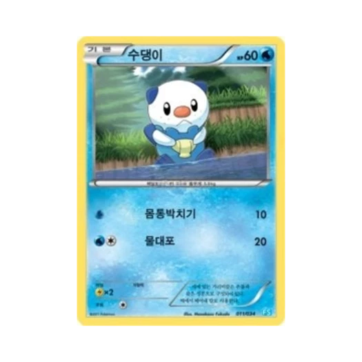 포켓몬 TCG 수댕이 BW 퍼스트 세트 물의 진화 (한글판)