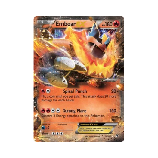 포켓몬 TCG 염무왕 EX RHE 브레이크포인트 (영문판)