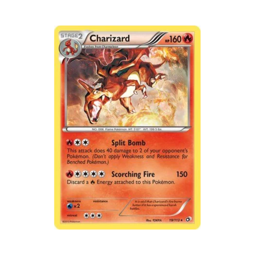 Pokemon TCG Charizard RH Legendary Treasures (English Ver.)