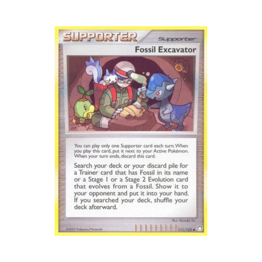 포켓몬 TCG 포실 엑스커베이터 U 미스터리어스 트레져스 (영문판)