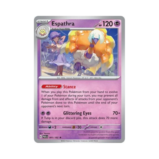 포켓몬 TCG 클레스퍼트라 R 파라독스 리프트 (영문판)