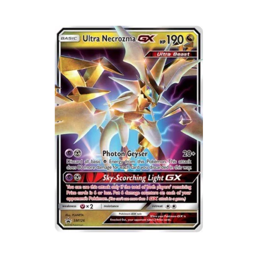 포켓몬 TCG 울트라 네크로즈마 GX P 썬 & 문 프로모카드 (영문판)