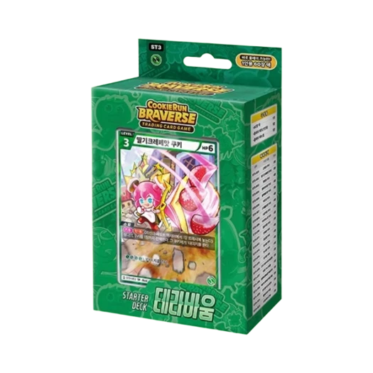 쿠키런 TCG 쿠키런 브레이버스 스타터 덱 테라바움 (60팩/한글판) 상품 이미지