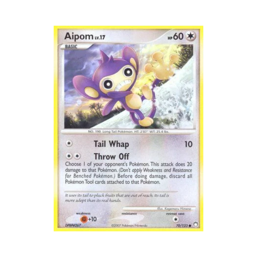 Pokemon TCG Aipom C Mysterious Treasures (English Ver.)