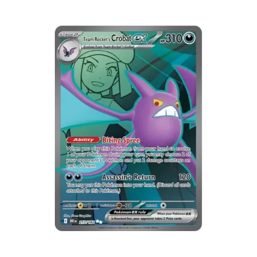 Pokemon TCG Team Rocket's Crobat ex UR Destined Rivals (English Ver.)