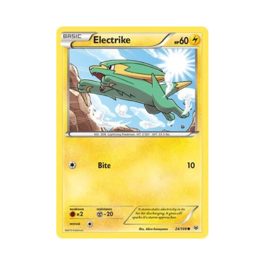 Pokemon TCG Electrike C Roaring Skies (English Ver.)