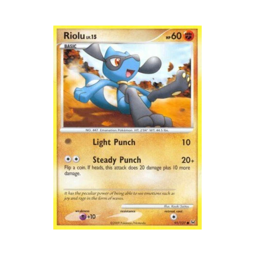 포켓몬 TCG 리오르 C 플래티넘 (영문판)