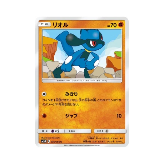포켓몬 TCG 리오르 C 울트라문 (일어판)
