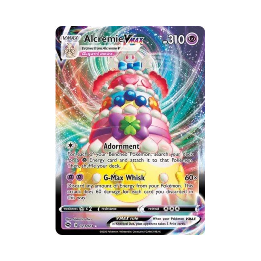Pokemon TCG Alcremie VMAX HRV Champion's Path (English Ver.)