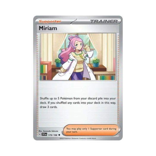 Pokemon TCG Miriam U Scarlet & Violet (English Ver.)