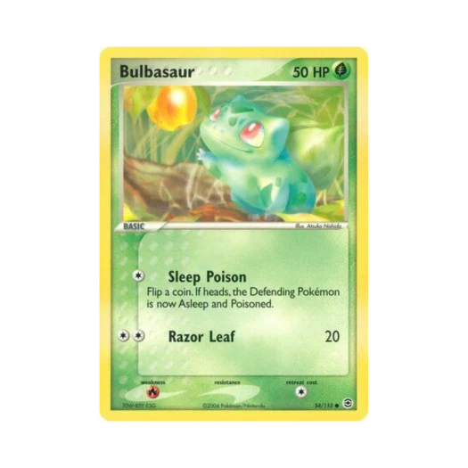 Pokemon TCG Bulbasaur C EX FireRed & LeafGreen (English Ver.)