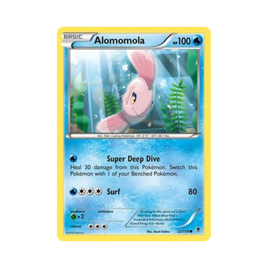 Pokemon TCG Alomomola C Phantom Forces (English Ver.)