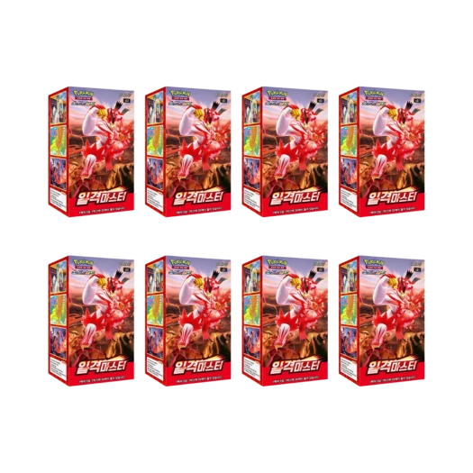 포켓몬 TCG 소드 & 실드 확장팩 일격마스터 8박스 (총 240팩/한글판) 카드 이미지