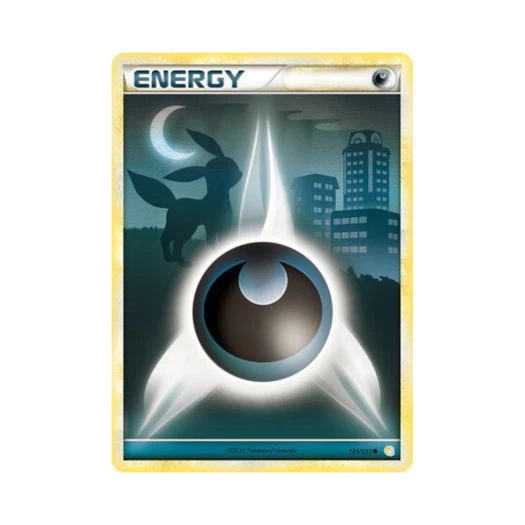 포켓몬 TCG 기본 악 에너지 C 하트골드 & 소울실버 (영문판)