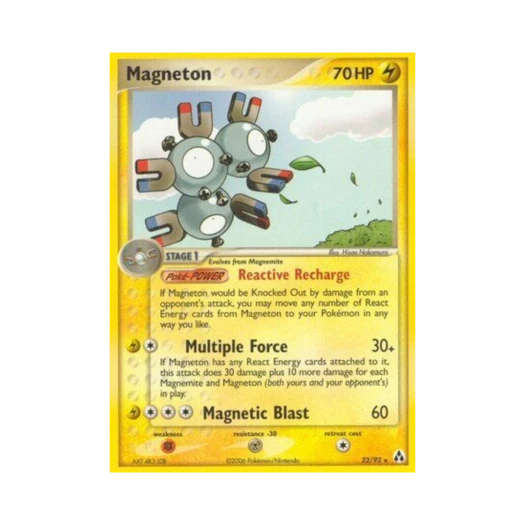 포켓몬 TCG 레어코일 R EX 레전드 메이커 (영문판)