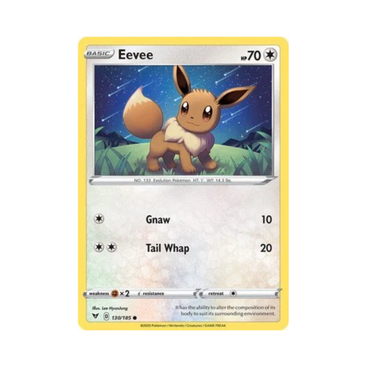 Pokemon TCG Eevee C Vivid Voltage (English Ver.)