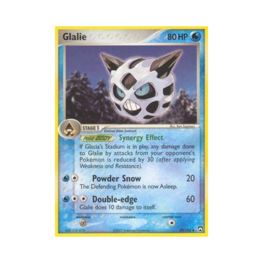 포켓몬 TCG 얼음귀신 U EX 파워 키퍼스(영문판)