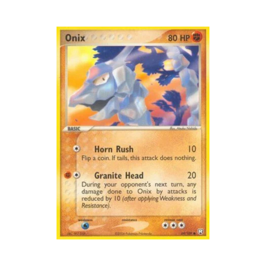 포켓몬 TCG 롱스톤 C EX 로켓단 리턴즈 (영문판)