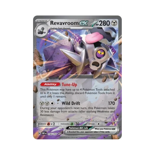 포켓몬 TCG 부르르룸 ex DR 옵시디언 플레임즈 (영문판)
