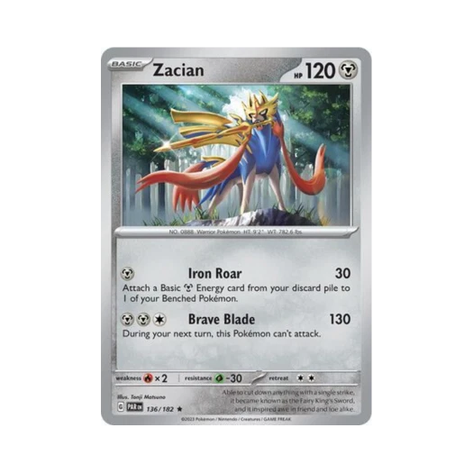 포켓몬 TCG 자시안 R 파라독스 리프트 (영문판)