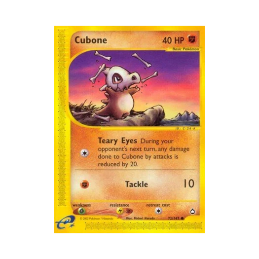 포켓몬 TCG 탕구리 C 아쿠아폴리스 (영문판)