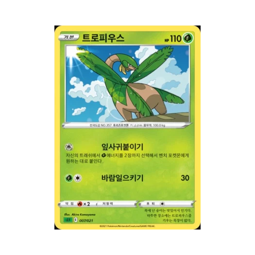 포켓몬 TCG 트로피우스 소드&실드 스타터 세트 VMAX 이상해꽃 (한글판)