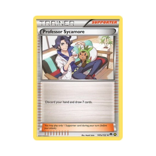 포켓몬 TCG 플라타느박사 U 옐로우 A 얼터네이트 (영문판)