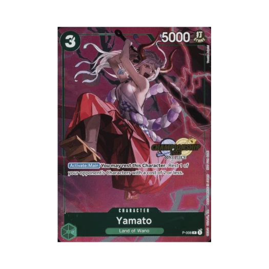 원피스 TCG 야마토 P P-008 프로모션 카드 챔피언쉽 2023 셀레브레이션 팩 (영문판) 상품 이미지