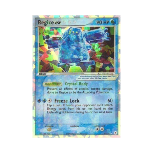 Pokemon TCG Regice ex RHe EX Hidden Legends (English Ver.)